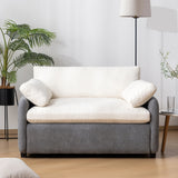 Single Sofa Chair,50" x 43" Oversized Accent Chair, Modern Upholstered Comfy Armchair, Deep Seat Reading Chair with 2 Pillows for Living Room, Bedroom, Office,3 Colors Couch