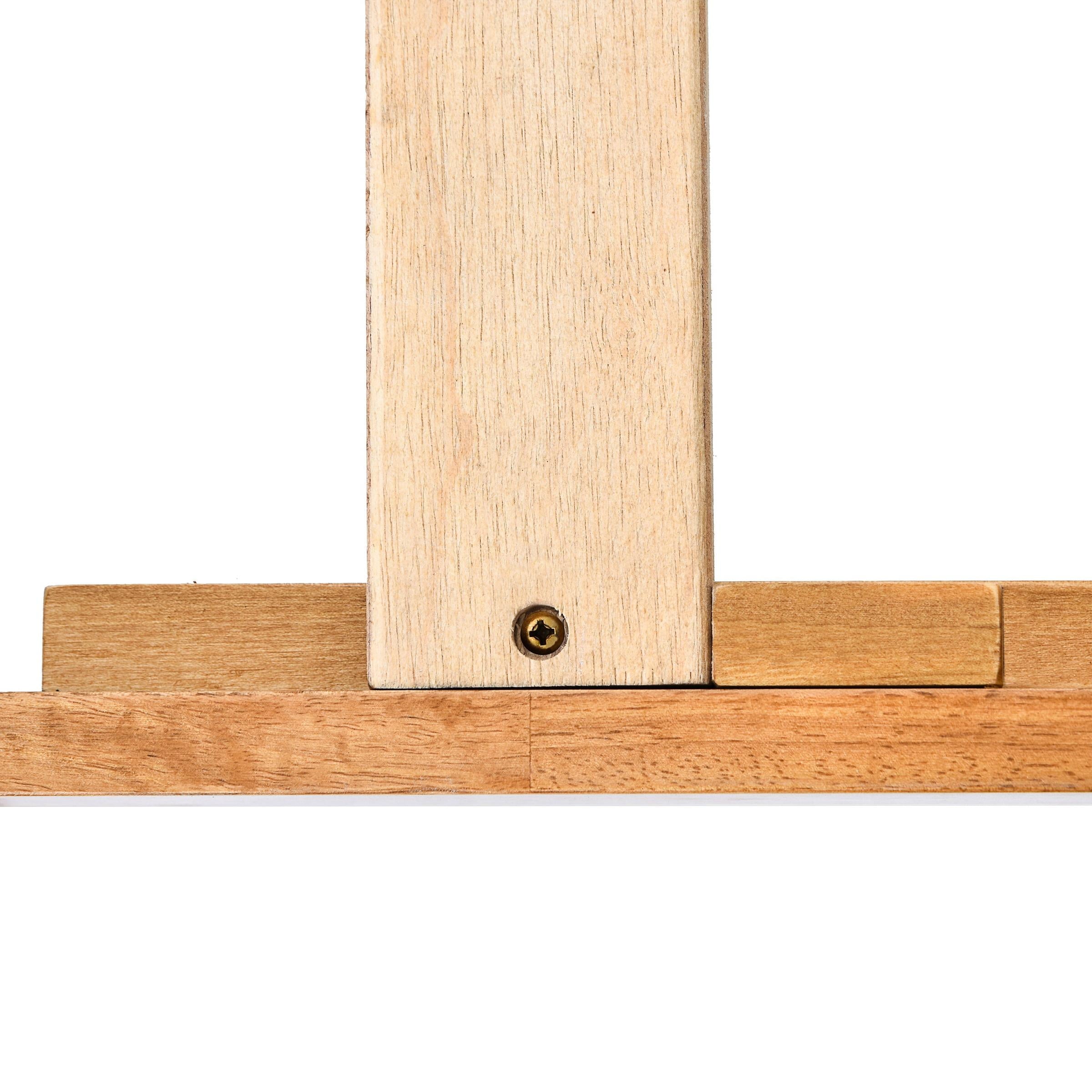 Queen Bed Frame, Holaki Rubberwood Platform Bed Frame with Headboard & Wooden Slats, No Box Spring Needed, Easy Assembly