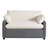 Single Sofa Chair,50" x 43" Oversized Accent Chair, Modern Upholstered Comfy Armchair, Deep Seat Reading Chair with 2 Pillows for Living Room, Bedroom, Office,3 Colors Couch
